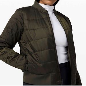 Lululemon Non Stop Bomber Jacket Sz 4